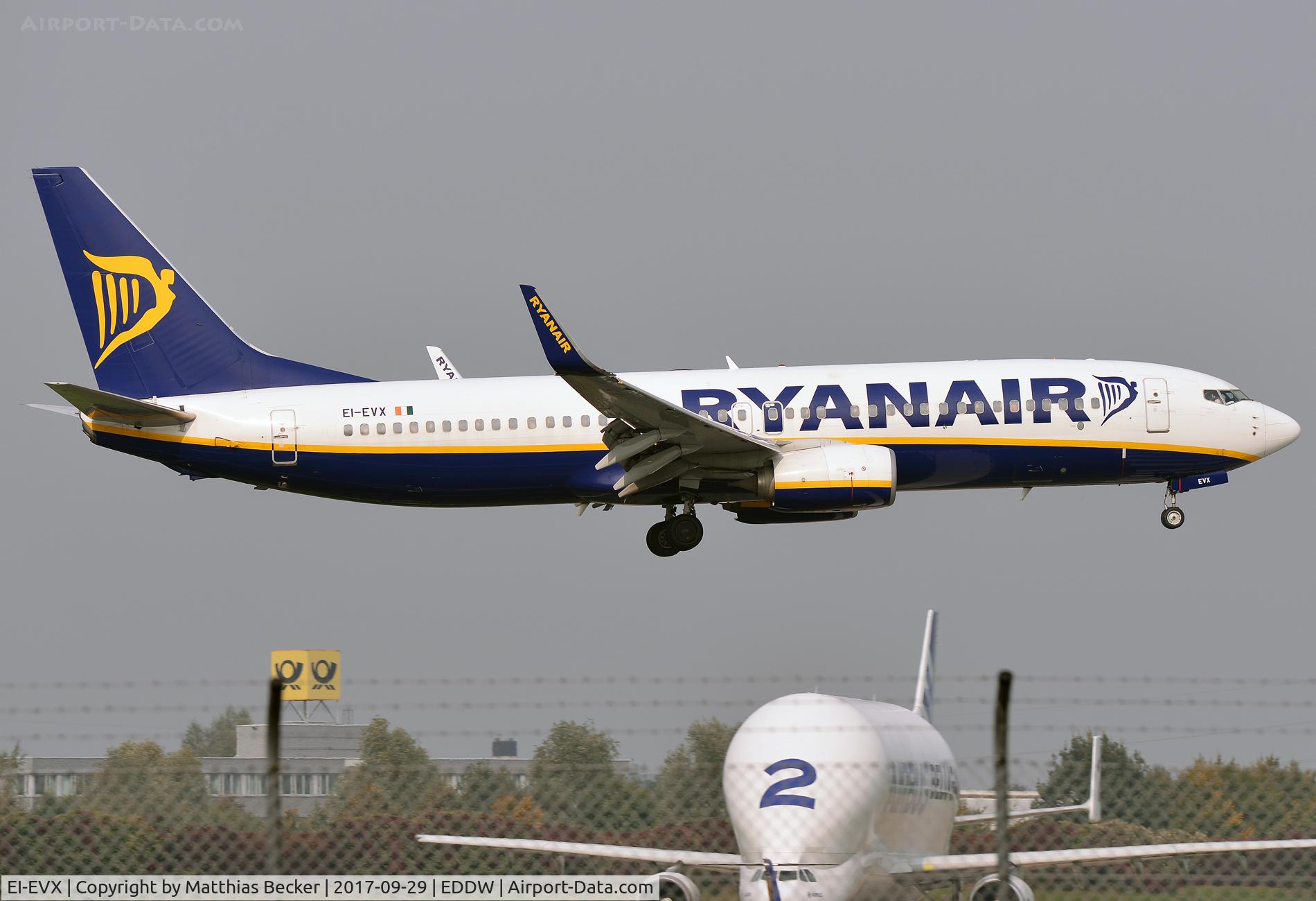 EI-EVX, 2012 Boeing 737-8AS C/N 40317, EI-EVX