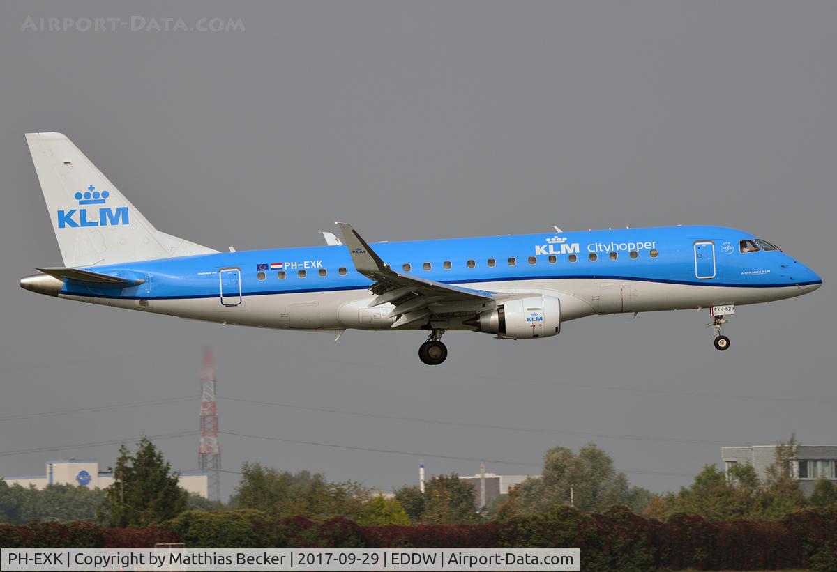 PH-EXK, 2017 Embraer 175STD (ERJ-170-200) C/N 17000629, PH-EXK