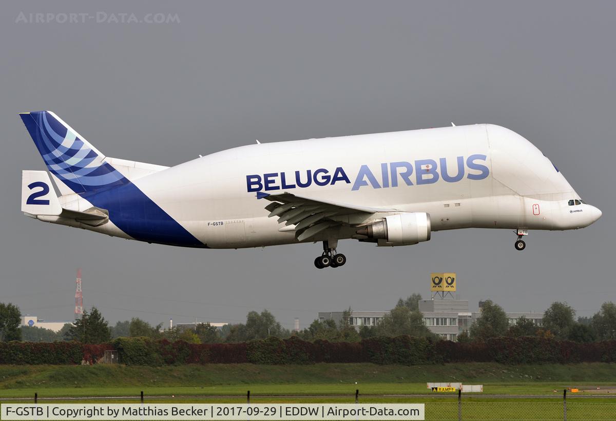 F-GSTB, 1996 Airbus A300B4-608ST Super Transporter C/N 751, F-GSTB
