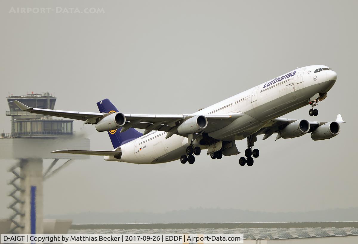 D-AIGT, 1999 Airbus A340-313 C/N 304, D-AIGT