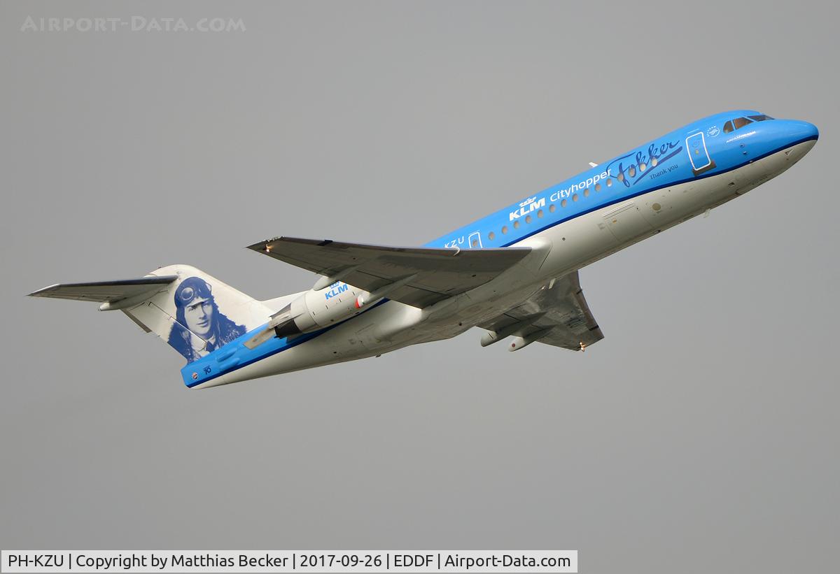 PH-KZU, 1995 Fokker 70 (F-28-0070) C/N 11543, PH-KZU