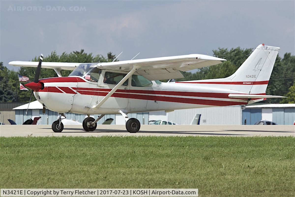 N3421E, 1978 Cessna 172N C/N 17271539, At 2017 EAA AirVenture at Oshkosh
