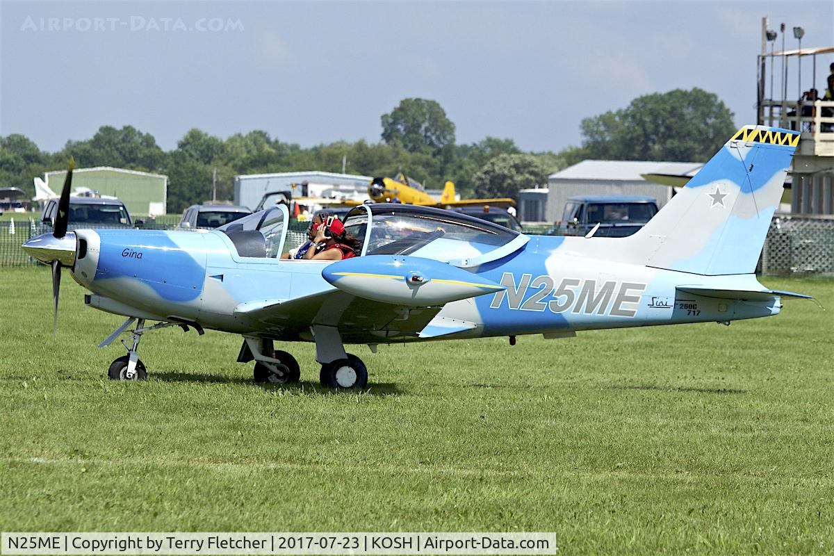 N25ME, 1983 SIAI-Marchetti SF-260 C/N 717, At 2017 EAA AirVenture at Oshkosh