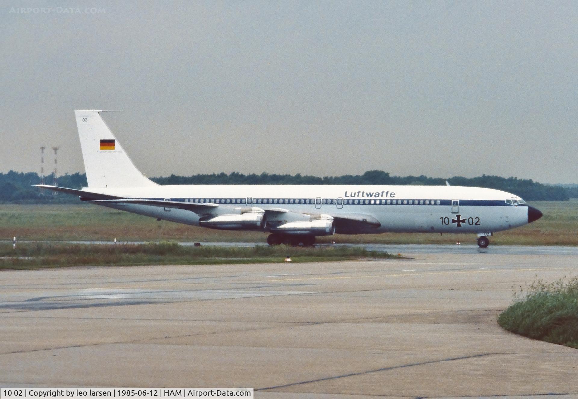 10 02, 1968 Boeing 707-307C C/N 19998, Hamburg 12.6.1985