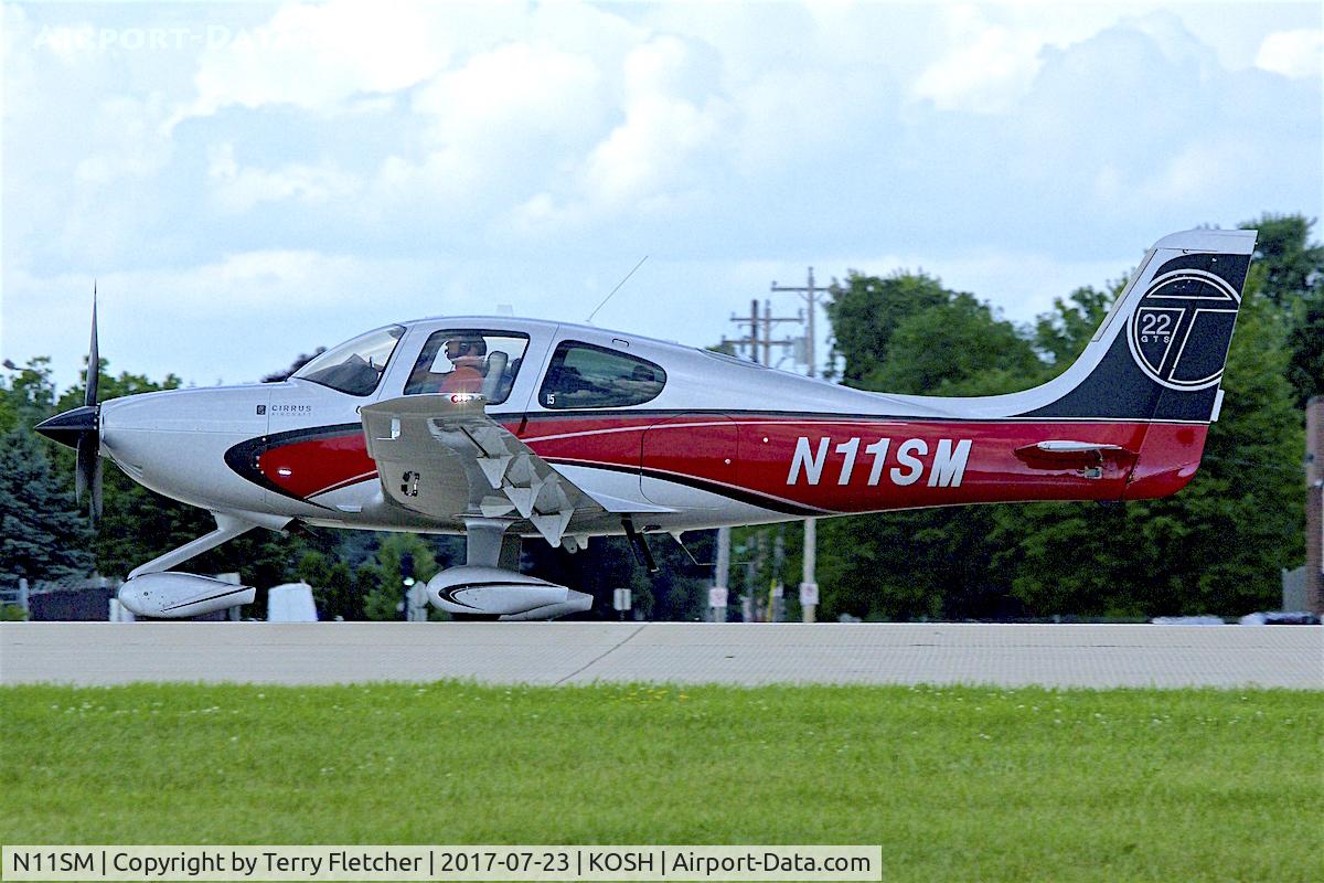N11SM, 2013 Cirrus SR22T C/N 0644, At 2017 EAA AirVenture at Oshkosh