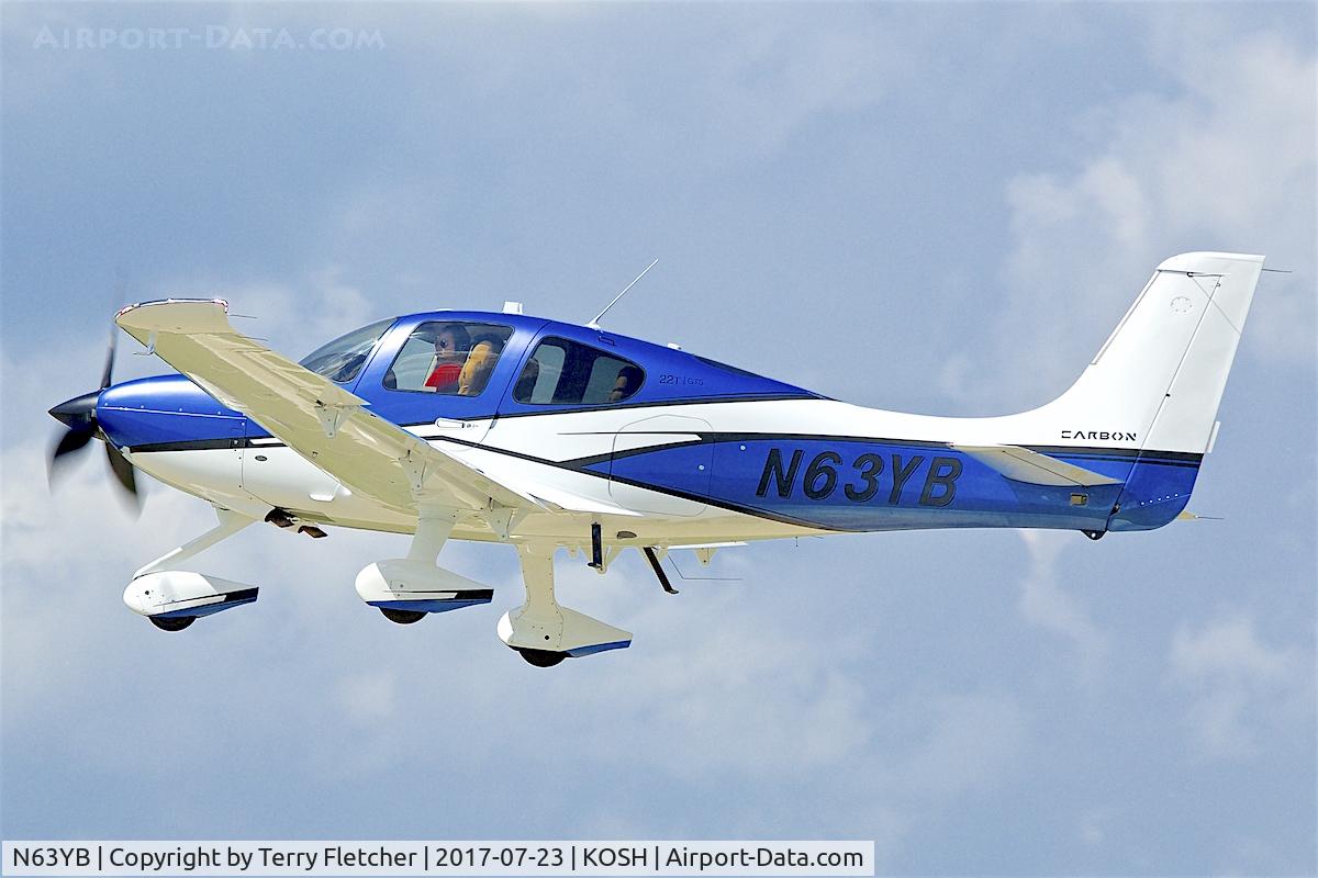 N63YB, 2017 Cirrus SR22T C/N 1547, At 2017 EAA AirVenture at Oshkosh