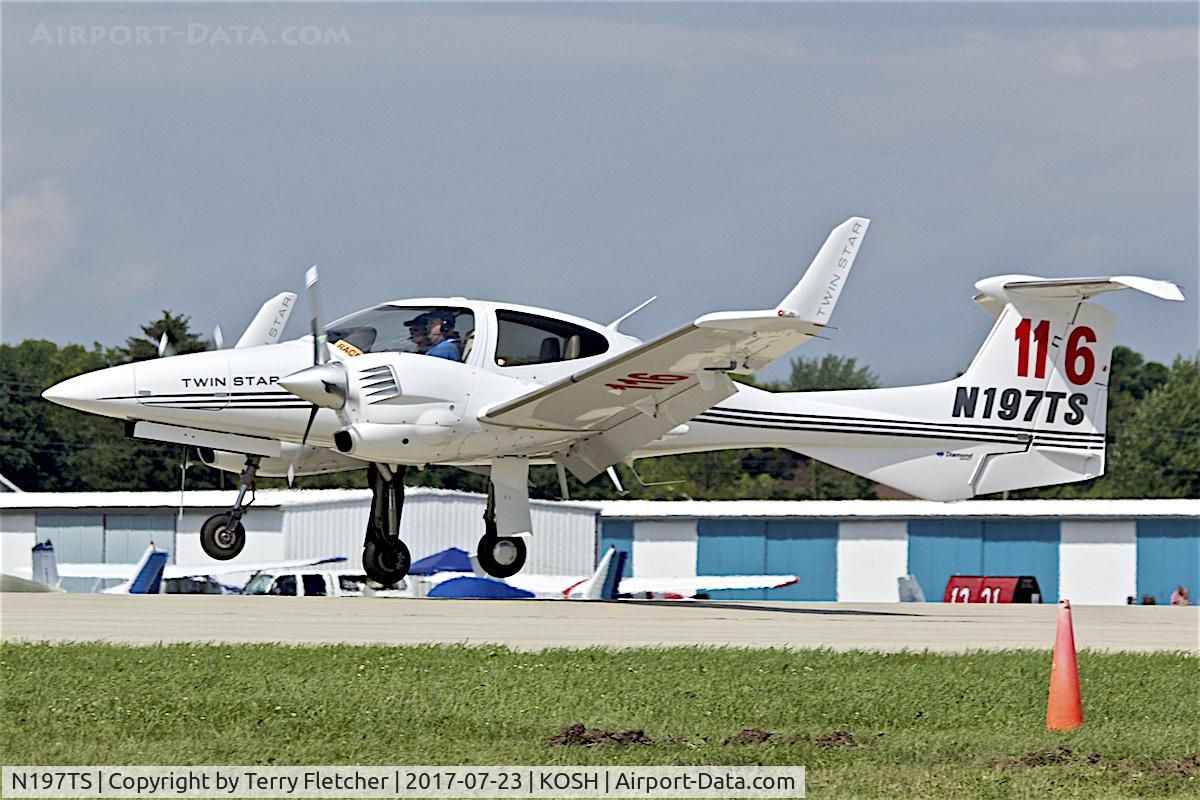 N197TS, 2006 Diamond DA-42 Twin Star C/N 42.AC001, At 2017 EAA AirVenture at Oshkosh