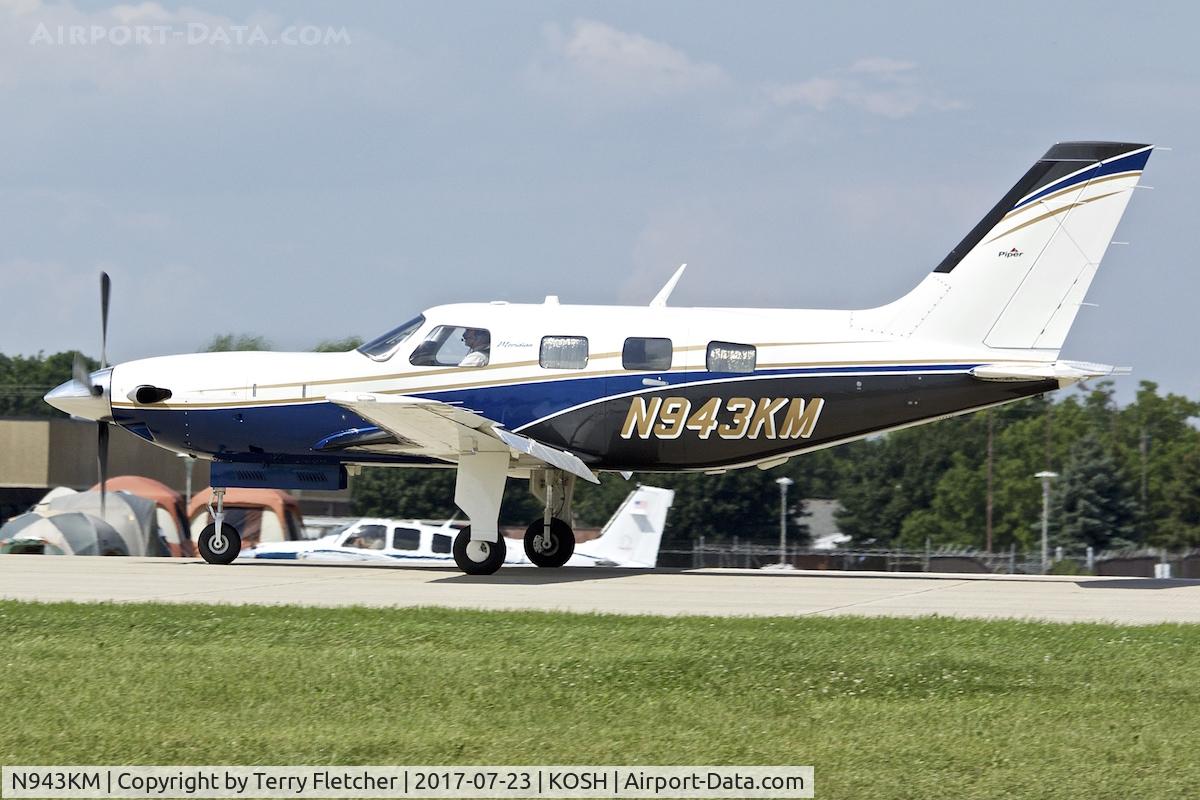 N943KM, 2010 Piper PA-46-500TP Malibu Meridian C/N 4697429, At 2017 EAA AirVenture at Oshkosh