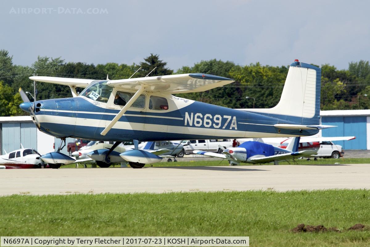 N6697A, 1956 Cessna 172 C/N 28797, At 2017 EAA AirVenture at Oshkosh