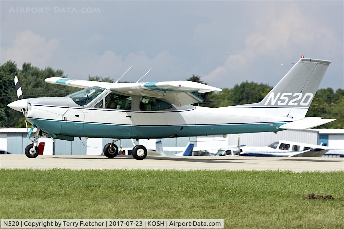 N520, Cessna 177RG Cardinal C/N 177RG1164, At 2017 EAA AirVenture at Oshkosh