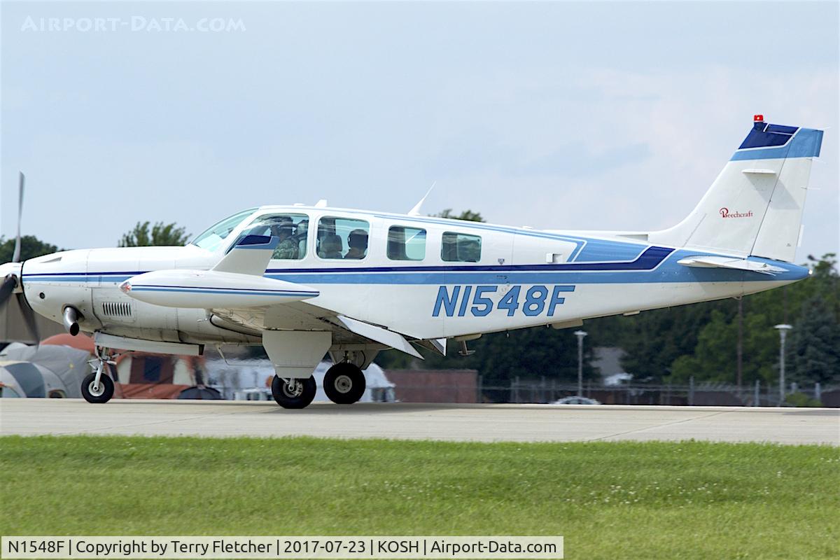 N1548F, 1989 Beech A36 Bonanza 36 C/N E-2489, At 2017 EAA AirVenture at Oshkosh