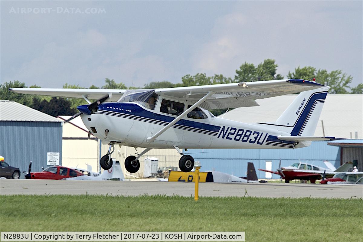 N2883U, 1963 Cessna 172D C/N 17250483, At 2017 EAA AirVenture at Oshkosh
