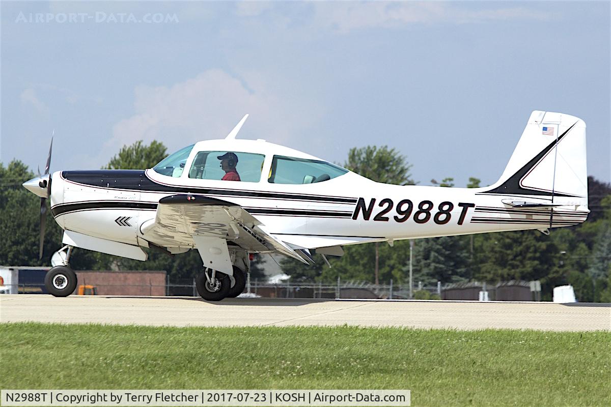 N2988T, 1966 Aero Commander 200D C/N 361, At 2017 EAA AirVenture at Oshkosh