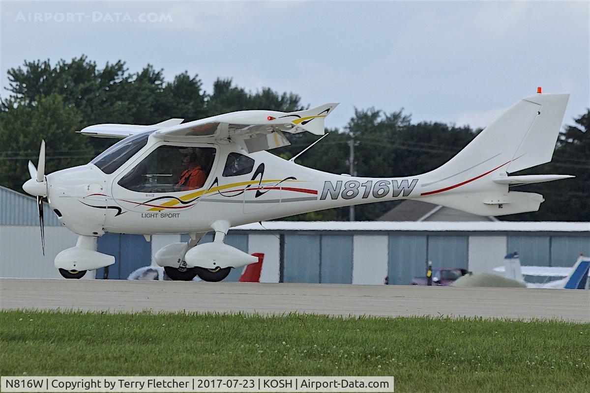 N816W, Flight Design CTLS C/N F-08-07-08, At 2017 EAA AirVenture at Oshkosh