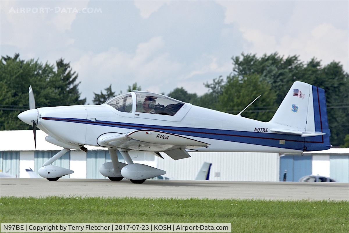 N97BE, Vans RV-6A C/N 23803, At 2017 EAA AirVenture at Oshkosh