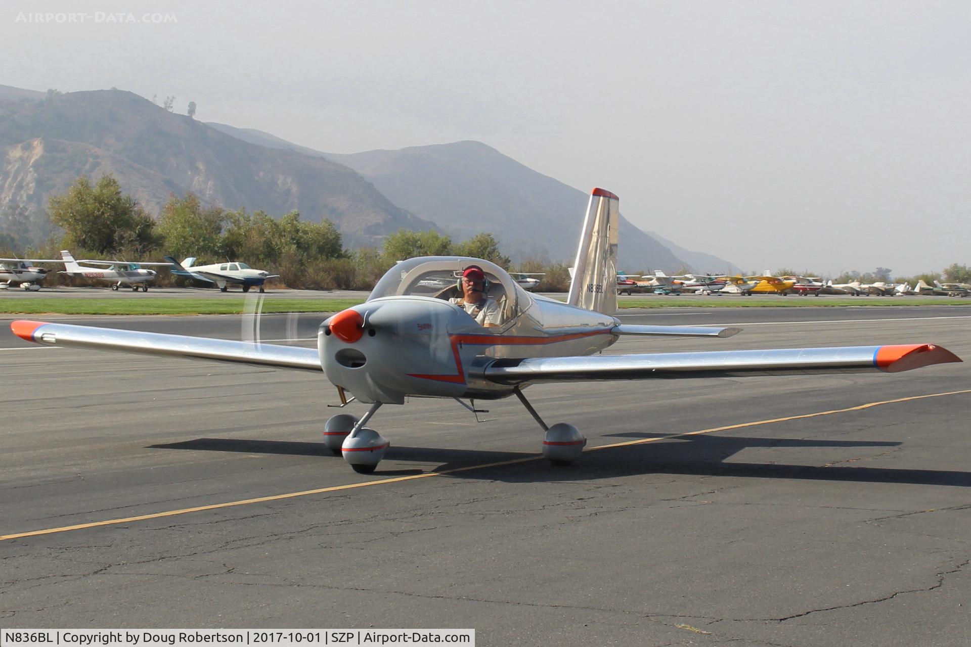 N836BL, 2016 Vans RV-12 C/N 120836, 2016 Lang VAN's RV-12A 'Sunny', E-LSA, Rotax 912-ULS 100 Hp, taxi back