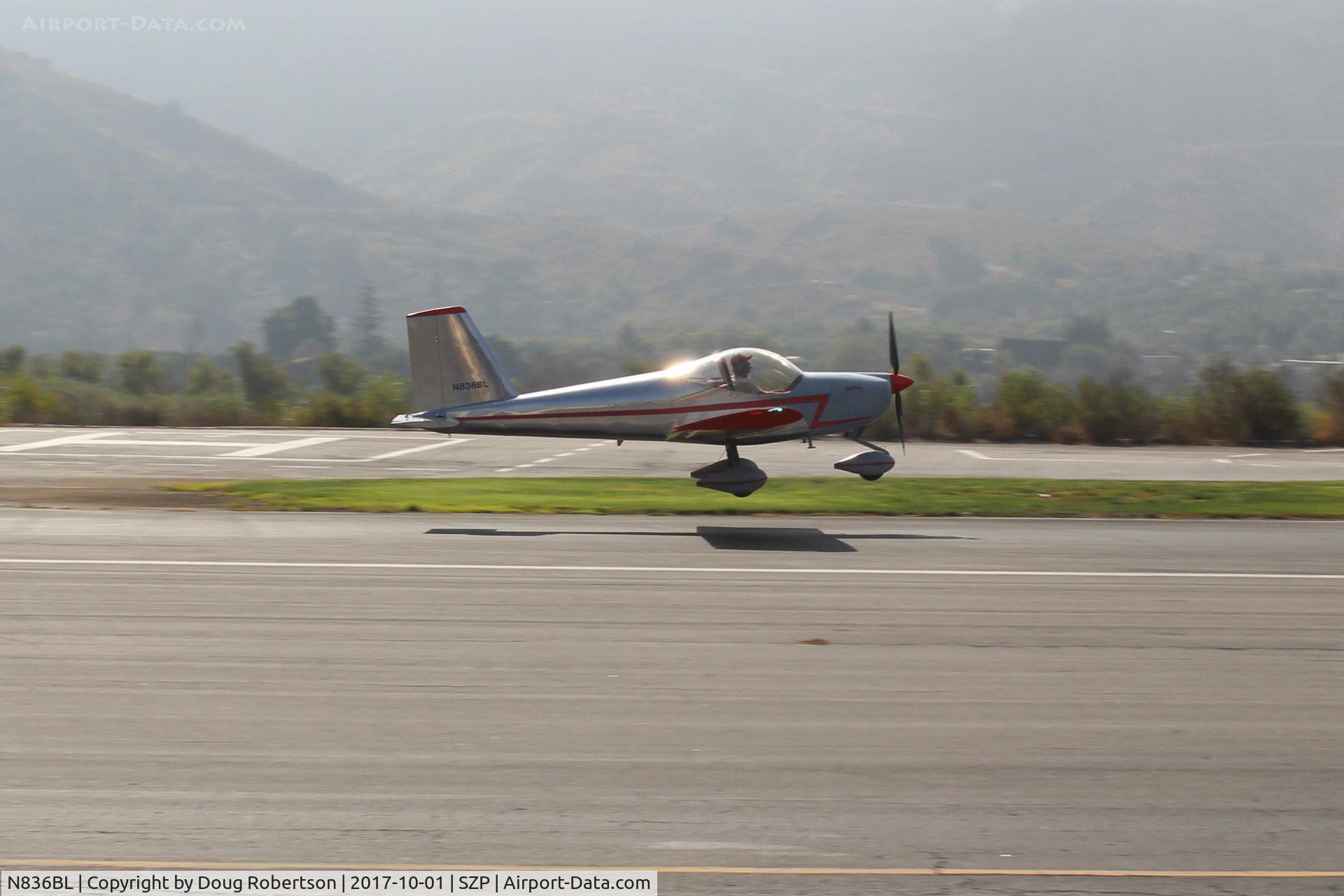 N836BL, 2016 Vans RV-12 C/N 120836, 2016 Lang VAN's RV-12A 'Sunny', E-LSA, Rotax 912ULS 100 Hp, landing Rwy 22