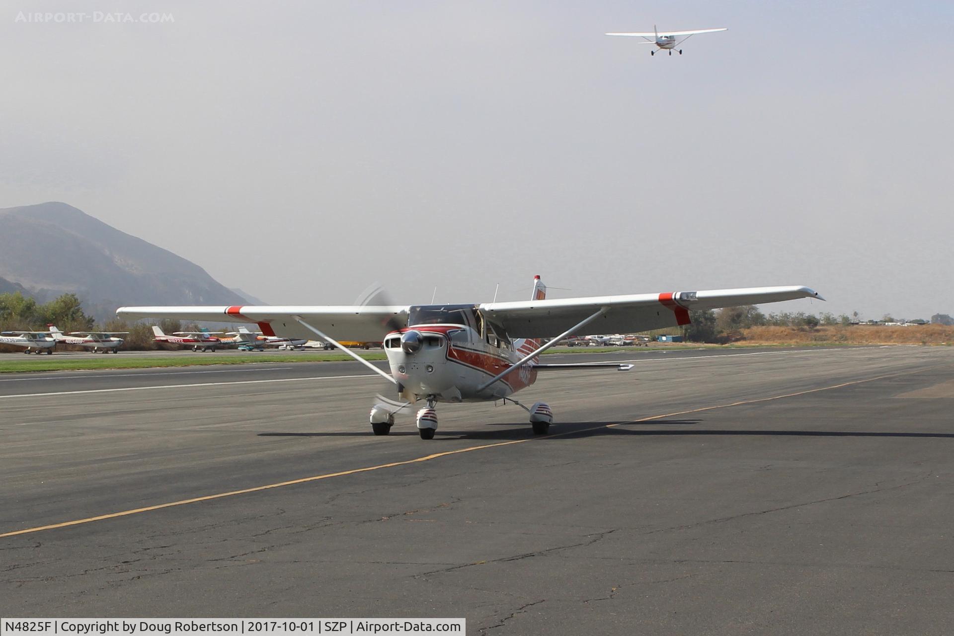 N4825F, 1966 Cessna TU206A Turbo Super Skywagon C/N U206-0525, 1966 Cessna TU206A SUPER SKYWAGON Continental GTSIO-520C-apparent geared engine upgrade? taxi back