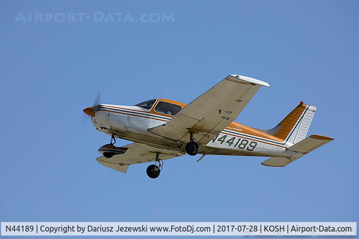 N44189, 1974 Piper PA-28-151 Cherokee C/N 28-7415598, Piper PA-28-151 Cherokee Warrior  C/N 28-7415598, N44189