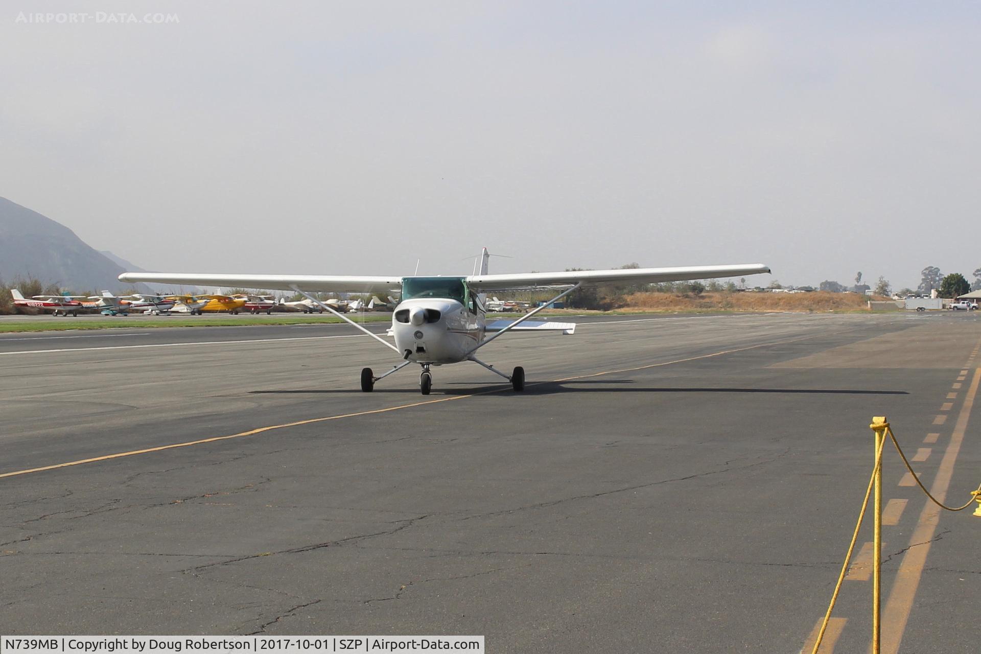 N739MB, 1978 Cessna 172N C/N 17270641, 1978 Cessna 172N SKYHAWK, Lycoming O-320-H2AD 160 Hp, taxi back
