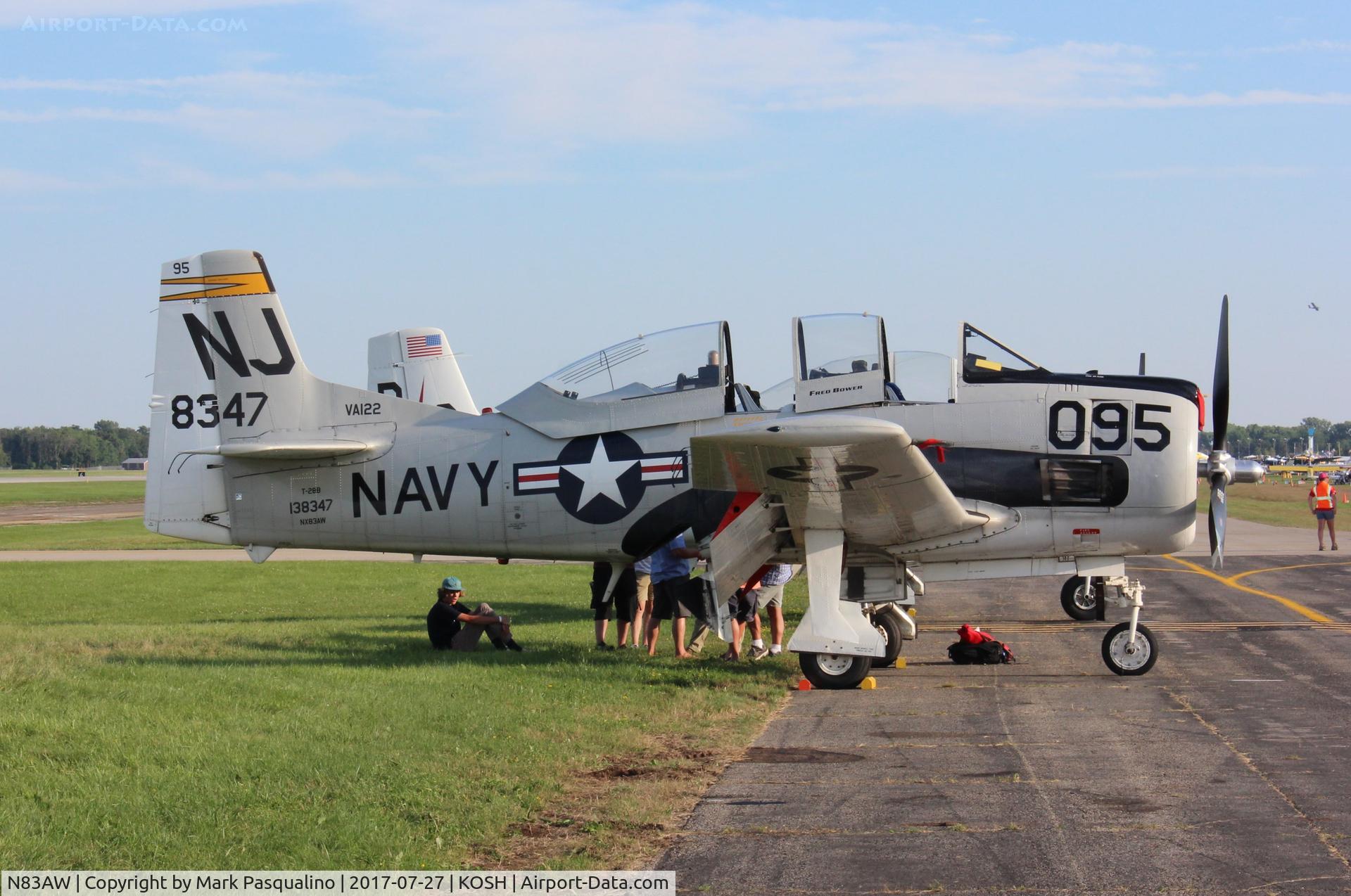 N83AW, North American T-28B Trojan C/N 200-418 (138347), North American T-28B