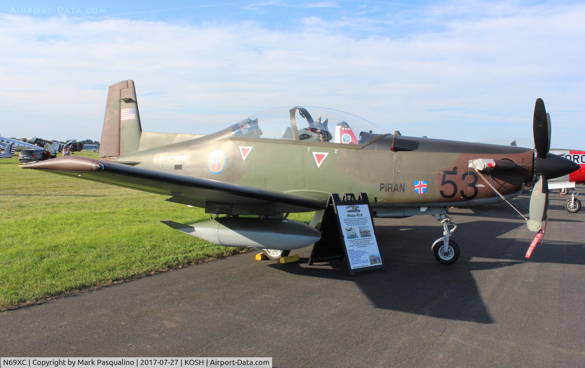 N69XC, Pilatus PC-9 C/N 182, Pilatus PC-9