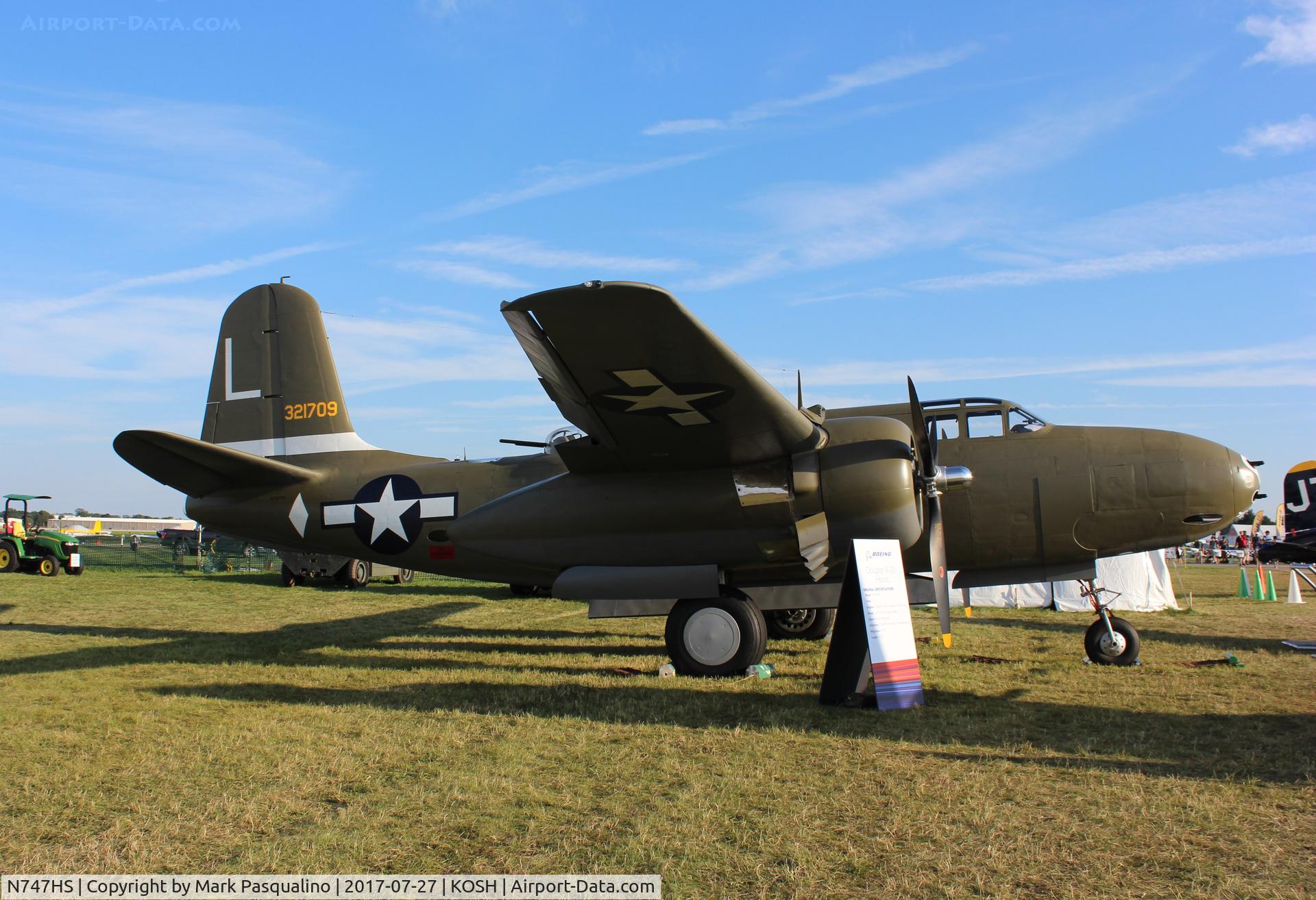 N747HS, 1943 Douglas A-20G-40-DO Havoc C/N 21356, Douglas A-20G