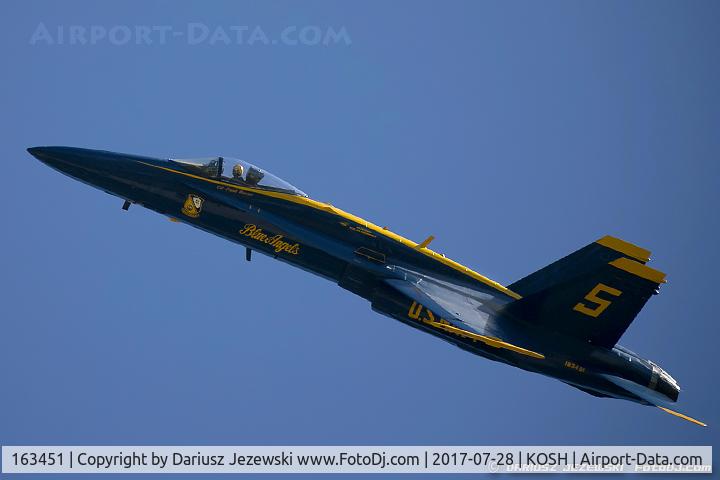 163451, 1988 McDonnell Douglas F/A-18C Hornet C/N 0662/C020, F/A-18C Hornet 163451 C/N 0662 from Blue Angels Demo Team  NAS Pensacola, FL