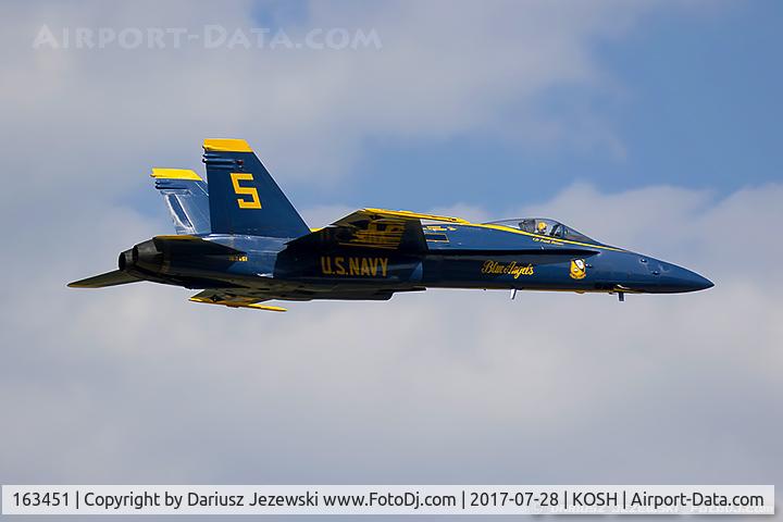 163451, 1988 McDonnell Douglas F/A-18C Hornet C/N 0662/C020, F/A-18C Hornet 163451 C/N 0662 from Blue Angels Demo Team  NAS Pensacola, FL