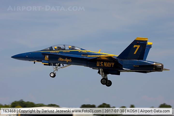 163468, McDonnell Douglas F/A-18D Hornet C/N 0691, F/A-18D Hornet 163468 C/N 0691 from Blue Angels Demo Team  NAS Pensacola, FL
