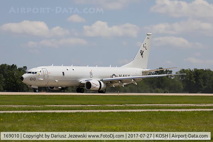 169010, 2016 Boeing P-8A Poseidon C/N 44950, P-8A Poseidon 169010 LL-010 from VP-30 