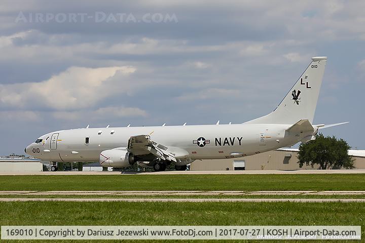 169010, 2016 Boeing P-8A Poseidon C/N 44950, P-8A Poseidon 169010 LL-010 from VP-30 