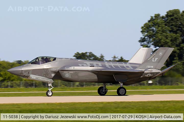 11-5038, 2011 Lockheed Martin F-35A Lightning II C/N AF-49, F-35A Lightning II 11-5038 LF from 61st FS 