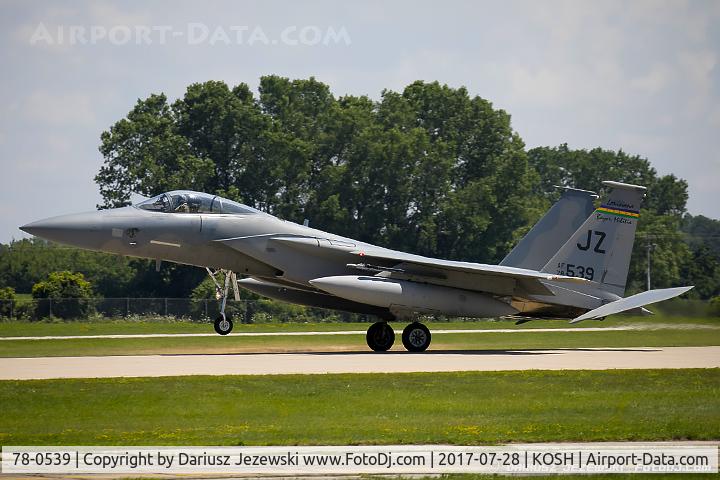 78-0539, 1978 McDonnell Douglas F-15C Eagle C/N 0529/C072, F-15C Eagle 78-0539 JZ from 122nd FW 
