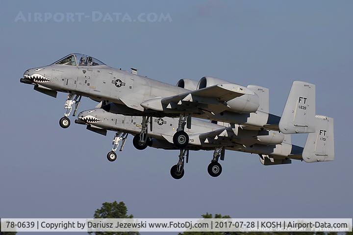 78-0639, 1978 Fairchild Republic A-10A Thunderbolt II C/N A10-0259, A-10A Thunderbolt 78-0639 CT from 118th FS ''Flying Yankees'' 103rd FW Bradley ANGB, CT