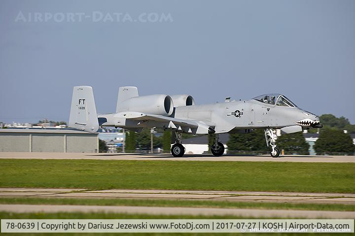 78-0639, 1978 Fairchild Republic A-10A Thunderbolt II C/N A10-0259, A-10A Thunderbolt 78-0639 CT from 118th FS ''Flying Yankees'' 103rd FW Bradley ANGB, CT