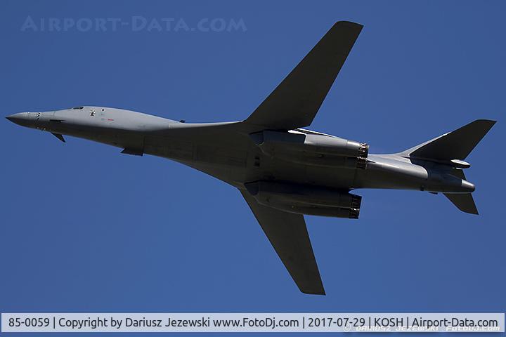 85-0059, 1985 Rockwell B-1B Lancer C/N 19, B-1B Lancer 85-0059 DY from 28th BS 