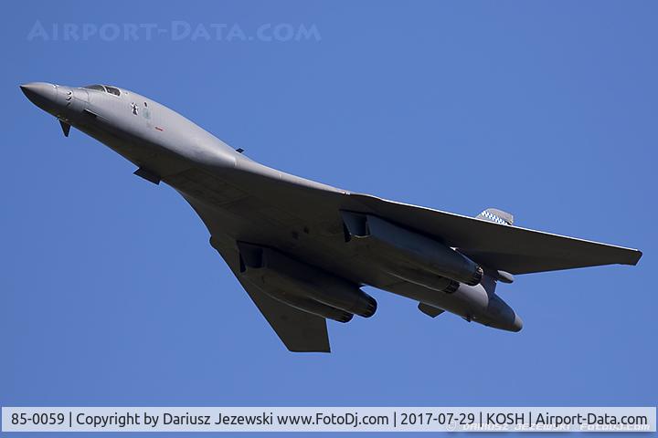 85-0059, 1985 Rockwell B-1B Lancer C/N 19, B-1B Lancer 85-0059 DY from 28th BS 