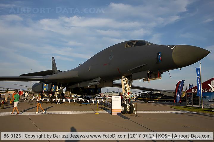 86-0126, 1986 Rockwell B-1B Lancer C/N 86, B-1B Lancer 86-0126 DY from 28th BS 