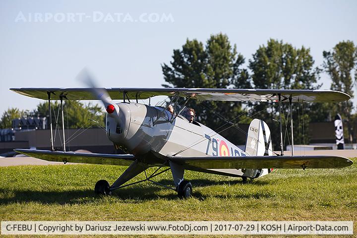 C-FEBU, 2016 Bucker Bu-131 Jungmann Replica C/N E3B-407, Bucker Bu-131 Jungmann (replica)  C/N E3B-407, C-FEBU