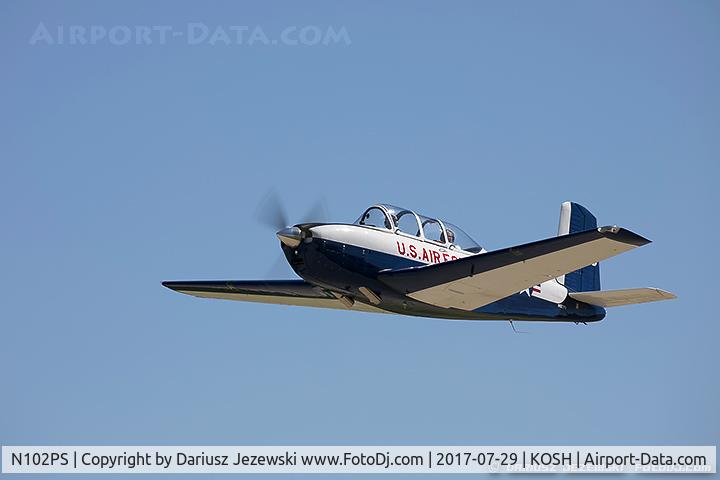 N102PS, 1953 Beech T-34A (A45) Mentor Mentor C/N G-76, Beech A45 (T-34A) Mentor  C/N G-76, N102PS