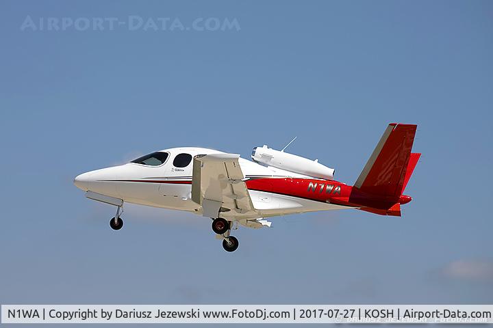 N1WA, 2015 Cirrus SF50 Vision C/N 0006, Cirrus SF50 Vision  C/N 6, N1WA