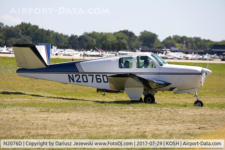 N2076D, 1953 Beech D35 C/N D-3428, Beech D35 Bonanza  C/N D-3428 , N2076D
