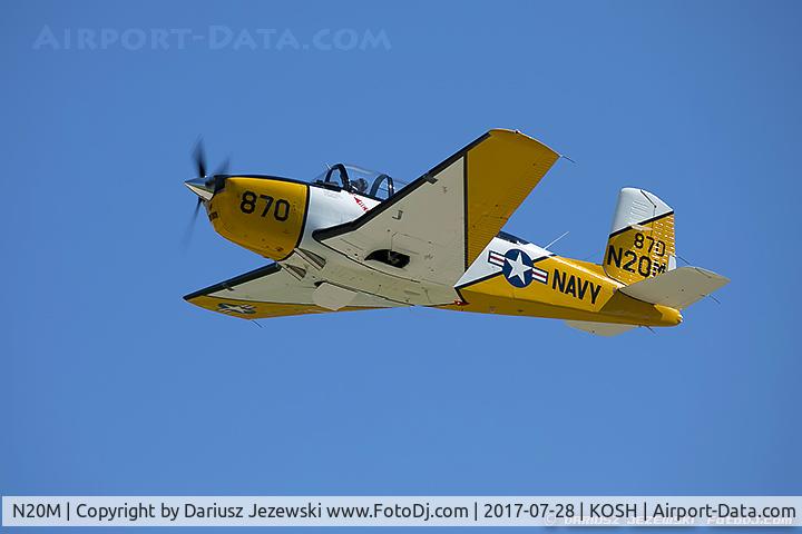 N20M, 1956 Beech-Parks D-45 C/N BG-204, Beech D45 (T-34B) Mentor  C/N BG-204, N20M