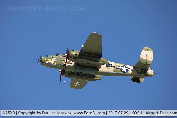 N25YR, 1943 North American TB-25N Mitchell C/N 108-34881, North American TB-25N Mitchell 
