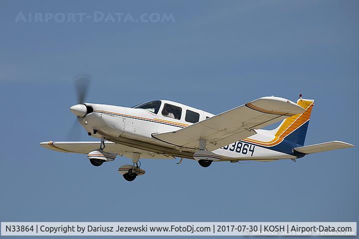 N33864, Piper PA-32-260 Cherokee Six Cherokee Six C/N 32-7500033, Piper PA-32-260 Cherokee Six  C/N 32-7500033, N33864