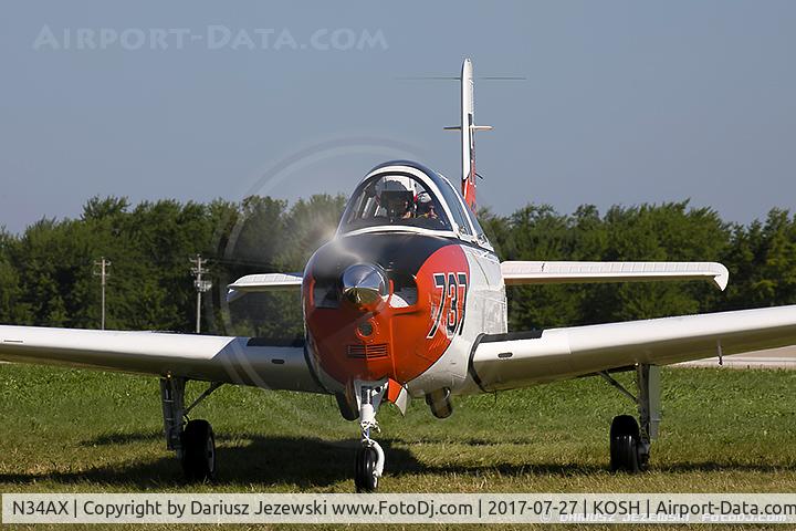 N34AX, 1956 Beech T34 Mentor C/N CG-141, Beech T-34A Mentor  C/N CG-141 , N34AX