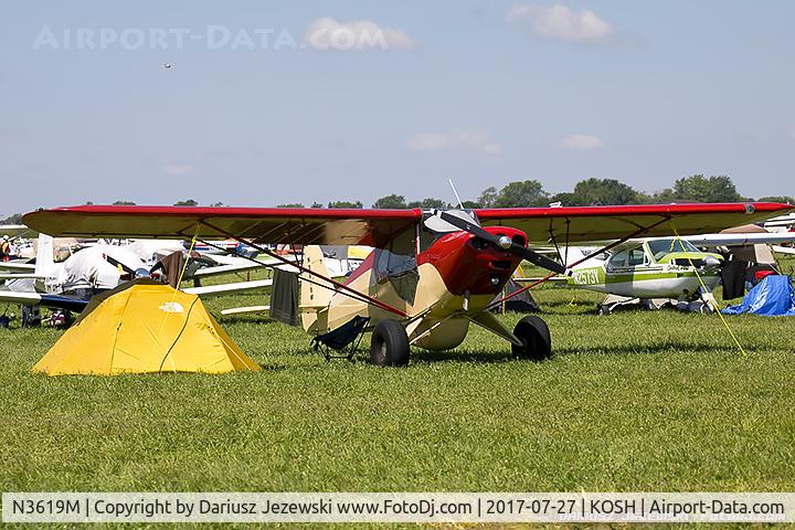 N3619M, 1947 Piper PA-12 Super Cruiser C/N 12-2517, Piper PA-12 Super Cruiser  C/N 12/01/2517, N3619M