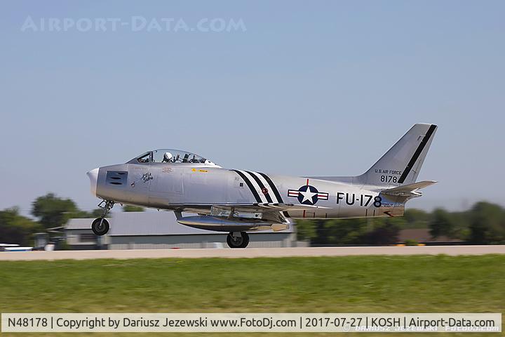N48178, 1948 North American F-86A Sabre C/N 151-43547, North American F-86A Sabre  C/N 48178, N48178