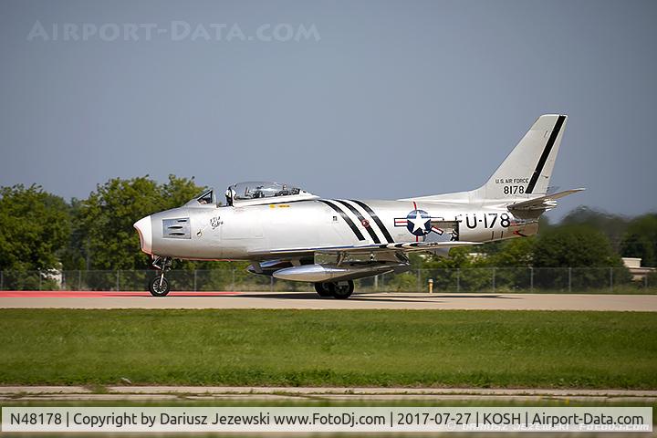 N48178, 1948 North American F-86A Sabre C/N 151-43547, North American F-86A Sabre  C/N 48178, N48178